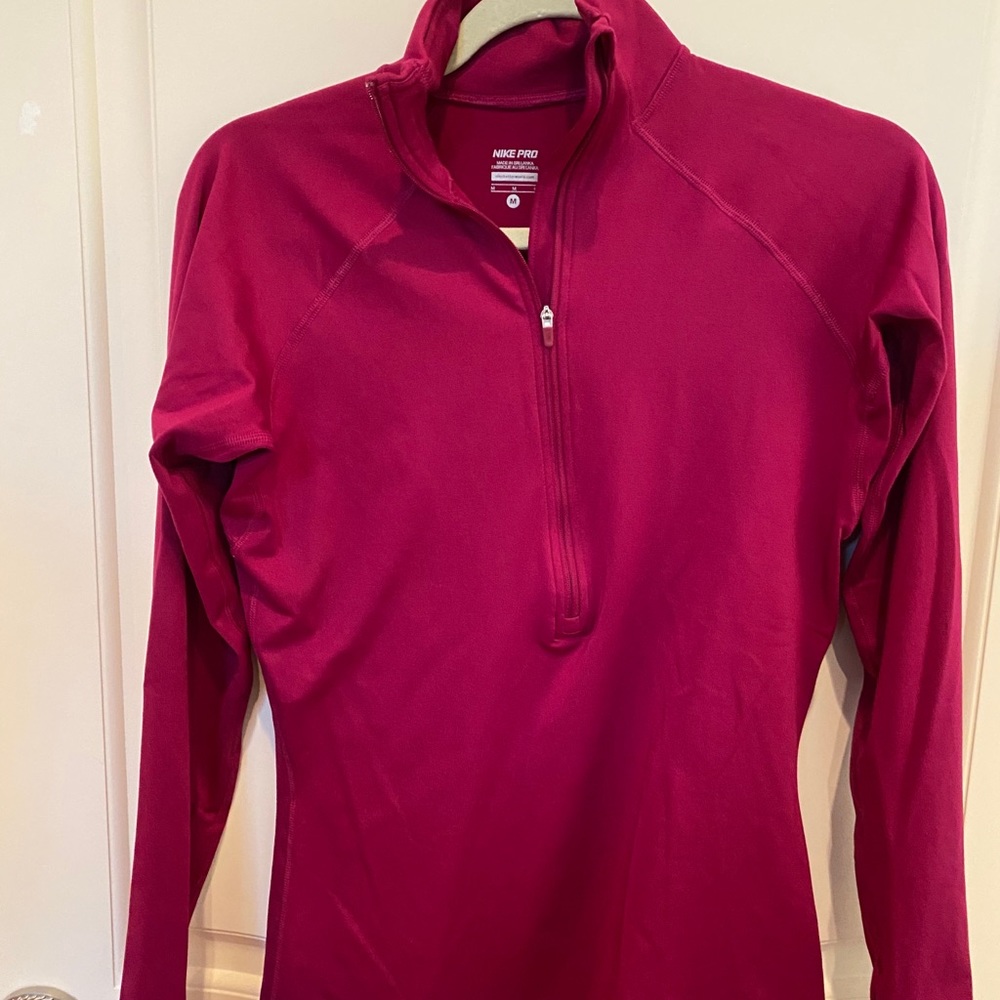 Nike Pro Hyperwarm 1/2 zip long sleeve pullover